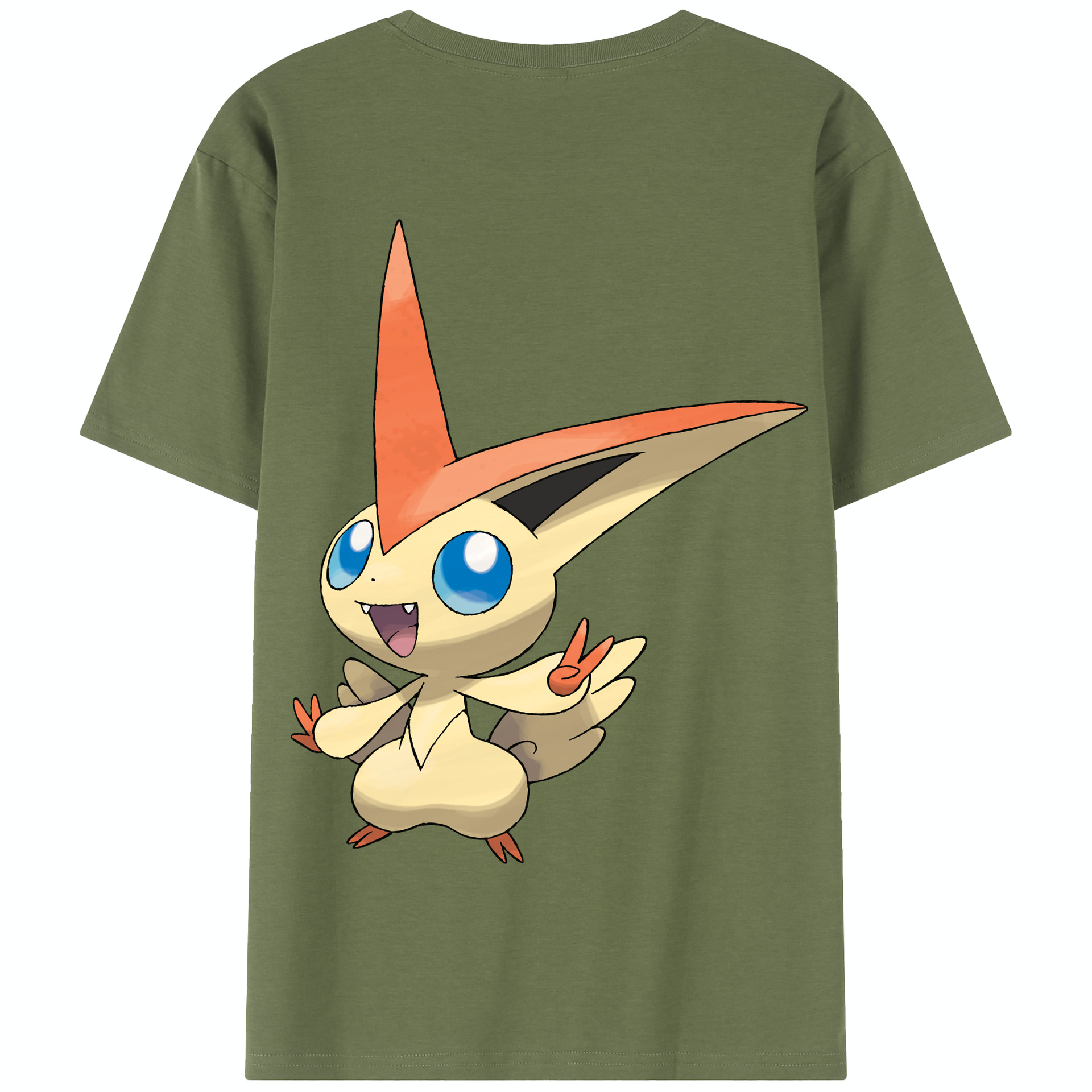 （画像用） ポケットモンスター Pokémon 綿100％半袖Tシャツ（背面プリント）